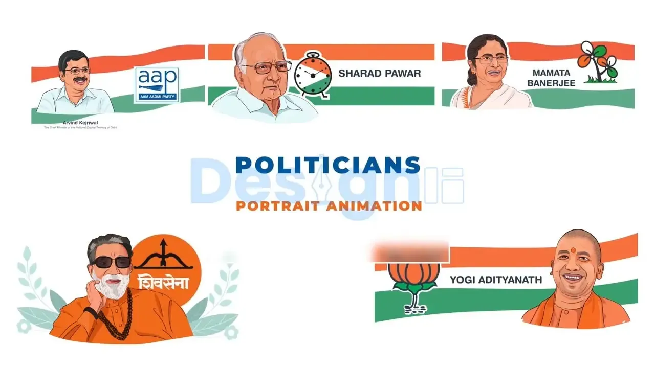 Best Politicians Character Animation Premiere Pro Templates